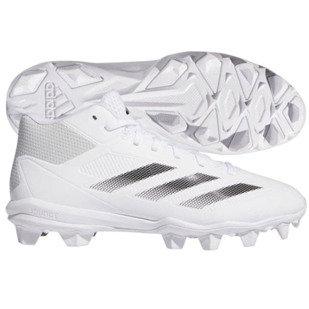 Adidas Adizero Impact 2 Spark White Molded Cleats IF5103 Men's‎ Size 11.5 NWT - Picture 3 of 15